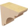 image2quotW x 6quotD x 4quotH Classic New Brighton Rough Cedar Woodgrain TimberThane Corbel Primed Tan2in W x 4in D x 4in H