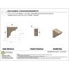 image2quotW x 6quotD x 4quotH Classic New Brighton Rough Cedar Woodgrain TimberThane Corbel Primed Tan2in W x 4in D x 4in H