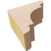 image2quotW x 6quotD x 4quotH Classic New Brighton Rough Cedar Woodgrain TimberThane Corbel Primed Tan2in W x 4in D x 4in H