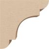 image2quotW x 6quotD x 4quotH Classic New Brighton Rough Cedar Woodgrain TimberThane Corbel Primed Tan2in W x 4in D x 4in H