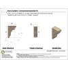 image2quotW x 6quotD x 4quotH Classic New Brighton Rough Cedar Woodgrain TimberThane Corbel Primed Tan2in W x 4in D x 6in H