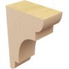 image2quotW x 6quotD x 4quotH Classic New Brighton Rough Cedar Woodgrain TimberThane Corbel Primed Tan2in W x 4in D x 6in H