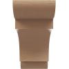 image2quotW x 6quotD x 4quotH Classic New Brighton Rough Cedar Woodgrain TimberThane Corbel Primed Tan2in W x 6in D x 4in H