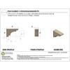 image2quotW x 6quotD x 4quotH Classic New Brighton Rough Cedar Woodgrain TimberThane Corbel Primed Tan2in W x 6in D x 4in H