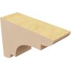 image2quotW x 6quotD x 4quotH Classic New Brighton Rough Cedar Woodgrain TimberThane Corbel Primed Tan2in W x 6in D x 4in H