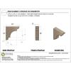 image2quotW x 6quotD x 4quotH Classic New Brighton Rough Cedar Woodgrain TimberThane Corbel Primed Tan3in W x 12in D x 12in H