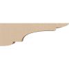 image2quotW x 6quotD x 4quotH Classic New Brighton Rough Cedar Woodgrain TimberThane Corbel Primed Tan3in W x 18in D x 6in H