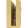 image2quotW x 6quotD x 4quotH Classic New Brighton Rough Cedar Woodgrain TimberThane Corbel Primed Tan3in W x 18in D x 6in H