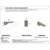 image2quotW x 6quotD x 4quotH Classic New Brighton Rough Cedar Woodgrain TimberThane Corbel Primed Tan3in W x 18in D x 6in H