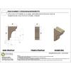 image2quotW x 6quotD x 4quotH Classic New Brighton Rough Cedar Woodgrain TimberThane Corbel Primed Tan3in W x 6in D x 9in H