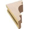image2quotW x 6quotD x 4quotH Classic New Brighton Rough Cedar Woodgrain TimberThane Corbel Primed Tan3in W x 6in D x 9in H