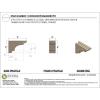 image2quotW x 6quotD x 4quotH Classic New Brighton Rough Cedar Woodgrain TimberThane Corbel Primed Tan3in W x 9in D x 6in H