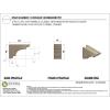 image2quotW x 6quotD x 4quotH Classic New Brighton Rough Cedar Woodgrain TimberThane Corbel Primed Tan4in W x 12in D x 8in H