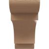 image2quotW x 6quotD x 4quotH Classic New Brighton Rough Cedar Woodgrain TimberThane Corbel Primed Tan4in W x 12in D x 8in H