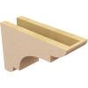 image2quotW x 6quotD x 4quotH Classic New Brighton Rough Cedar Woodgrain TimberThane Corbel Primed Tan4in W x 12in D x 8in H
