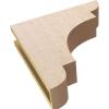 image2quotW x 6quotD x 4quotH Classic New Brighton Rough Cedar Woodgrain TimberThane Corbel Primed Tan4in W x 16in D x 16in H