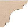 image2quotW x 6quotD x 4quotH Classic New Brighton Rough Cedar Woodgrain TimberThane Corbel Primed Tan4in W x 16in D x 16in H