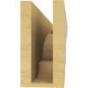 image2quotW x 6quotD x 4quotH Classic New Brighton Rough Cedar Woodgrain TimberThane Corbel Primed Tan4in W x 24in D x 8in H