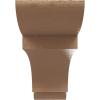 image2quotW x 6quotD x 4quotH Classic New Brighton Rough Cedar Woodgrain TimberThane Corbel Primed Tan4in W x 24in D x 8in H