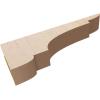 image2quotW x 6quotD x 4quotH Classic New Brighton Rough Cedar Woodgrain TimberThane Corbel Primed Tan4in W x 24in D x 8in H