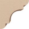 image2quotW x 6quotD x 4quotH Classic New Brighton Rough Cedar Woodgrain TimberThane Corbel Primed Tan4in W x 4in D x 4in H