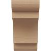 image2quotW x 6quotD x 4quotH Classic New Brighton Rough Cedar Woodgrain TimberThane Corbel Primed Tan4in W x 4in D x 8in H
