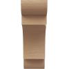 image2quotW x 6quotD x 4quotH Classic New Brighton Rough Cedar Woodgrain TimberThane Corbel Primed Tan4in W x 8in D x 12in H