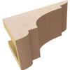 image2quotW x 6quotD x 4quotH Classic New Brighton Rough Cedar Woodgrain TimberThane Corbel Primed Tan4in W x 8in D x 4in H
