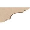 image2quotW x 6quotD x 4quotH Classic New Brighton Rough Cedar Woodgrain TimberThane Corbel Primed Tan4in W x 8in D x 4in H