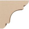 image2quotW x 6quotD x 4quotH Classic New Brighton Rough Cedar Woodgrain TimberThane Corbel Primed Tan4in W x 8in D x 8in H