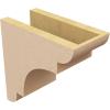 image2quotW x 6quotD x 4quotH Classic New Brighton Rough Cedar Woodgrain TimberThane Corbel Primed Tan5in W x 10in D x 10in H