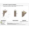 image2quotW x 6quotD x 4quotH Classic New Brighton Rough Cedar Woodgrain TimberThane Corbel Primed Tan5in W x 10in D x 15in H