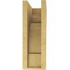 image2quotW x 6quotD x 4quotH Classic New Brighton Rough Cedar Woodgrain TimberThane Corbel Primed Tan5in W x 10in D x 15in H