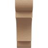 image2quotW x 6quotD x 4quotH Classic New Brighton Rough Cedar Woodgrain TimberThane Corbel Primed Tan5in W x 10in D x 15in H