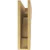 image2quotW x 6quotD x 4quotH Classic New Brighton Rough Cedar Woodgrain TimberThane Corbel Primed Tan5in W x 20in D x 20in H
