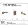 image2quotW x 6quotD x 4quotH Classic New Brighton Rough Cedar Woodgrain TimberThane Corbel Primed Tan5in W x 30in D x 10in H