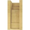 image2quotW x 6quotD x 4quotH Classic New Brighton Rough Cedar Woodgrain TimberThane Corbel Primed Tan5in W x 5in D x 10in H