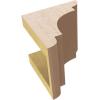 image2quotW x 6quotD x 4quotH Classic New Brighton Rough Cedar Woodgrain TimberThane Corbel Primed Tan5in W x 5in D x 5in H