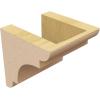 image2quotW x 6quotD x 4quotH Classic New Brighton Rough Cedar Woodgrain TimberThane Corbel Primed Tan5in W x 5in D x 5in H