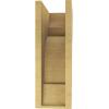 image2quotW x 6quotD x 4quotH Classic New Brighton Rough Cedar Woodgrain TimberThane Corbel Primed Tan6in W x 12in D x 18in H