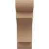 image2quotW x 6quotD x 4quotH Classic New Brighton Rough Cedar Woodgrain TimberThane Corbel Primed Tan6in W x 12in D x 18in H