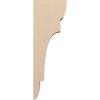 image2quotW x 6quotD x 4quotH Classic New Brighton Rough Cedar Woodgrain TimberThane Corbel Primed Tan6in W x 12in D x 36in H