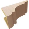 image2quotW x 6quotD x 4quotH Classic New Brighton Rough Cedar Woodgrain TimberThane Corbel Primed Tan6in W x 12in D x 6in H