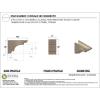 image2quotW x 6quotD x 4quotH Classic New Brighton Rough Cedar Woodgrain TimberThane Corbel Primed Tan6in W x 18in D x 12in H