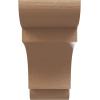 image2quotW x 6quotD x 4quotH Classic New Brighton Rough Cedar Woodgrain TimberThane Corbel Primed Tan6in W x 18in D x 12in H