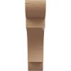 image2quotW x 6quotD x 4quotH Classic New Brighton Rough Cedar Woodgrain TimberThane Corbel Primed Tan6in W x 24in D x 24in H