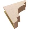 image2quotW x 6quotD x 4quotH Classic New Brighton Rough Cedar Woodgrain TimberThane Corbel Primed Tan6in W x 24in D x 24in H
