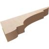 image2quotW x 6quotD x 4quotH Classic New Brighton Rough Cedar Woodgrain TimberThane Corbel Primed Tan6in W x 36in D x 12in H