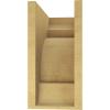 image2quotW x 6quotD x 4quotH Classic New Brighton Rough Cedar Woodgrain TimberThane Corbel Primed Tan7in W x 14in D x 14in H