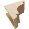 image2quotW x 6quotD x 4quotH Classic New Brighton Rough Cedar Woodgrain TimberThane Corbel Primed Tan7in W x 14in D x 14in H